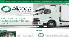 Desktop Screenshot of aliancatransportes.com